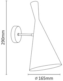 Applique MODERN 1xE27/20W/230V bianco