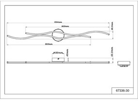 Globo 67336-30 - Plafoniera LED BOYD LED/30W/230V 3000K