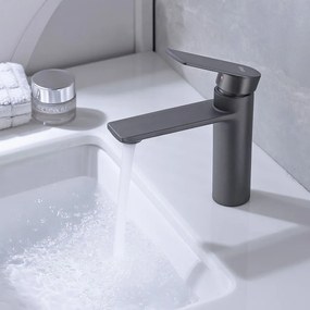 Rubinetto da lavabo REA Storm Gun Grey Low