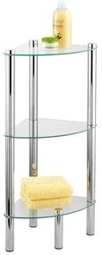 Scaffale ad angolo con 3 scomparti Angolo Yago - Wenko