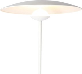 Lampada da terra LED bianca con paralume in metallo (altezza totale 140 cm) Lund – Candellux Lighting