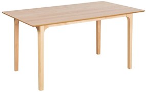Tavolo da pranzo legno chiaro 160 x 90 cm DELMAS Beliani
