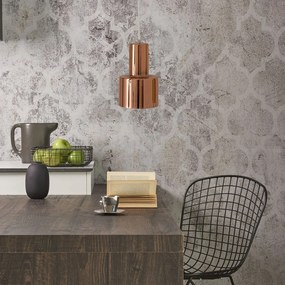 Lampada Da Soffitto Metallico Rose Gold