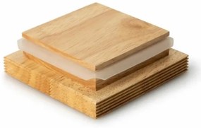 Continente C3714 - Portavivande in ceramica con coperchio 10x10x20,5 cm