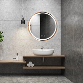 Specchio LED 50cm MMJ BRUSH COPPER