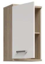 Mobile da bagno sospeso VENOM bianco/rovere sonoma