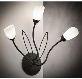 Jupiter 2059 - Lampada da parete GLORIOSA 3xG9/14W/230V nera