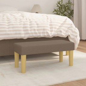 Panca Tortora 70x30x30 Cm İn Tessuto /