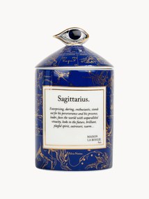 Candela profumata fatta a mano Sagittarius (gurjum, rosa & zafferano)