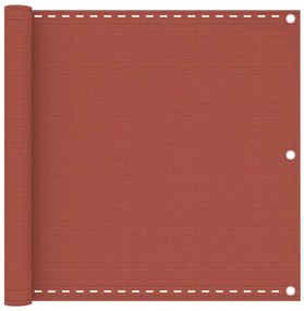 Paravento Da Balcone Terracotta 90x500 Cm İn Hdpe /
