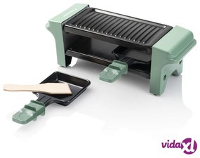 Bestron Piastra per Raclette AGR102G 350 W Nera e Verde