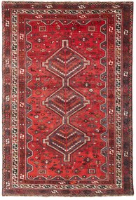 Shiraz Tappeto 170x250 Rosso (Iran) Annodato A Mano
