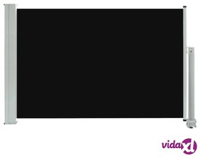 vidaXL Tenda Laterale Retrattile per Patio 60x300 cm Nero