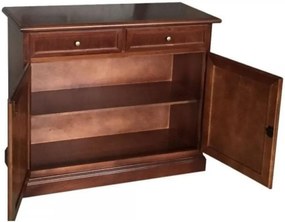 Credenza classica in legno  noce lucido 105 x 42