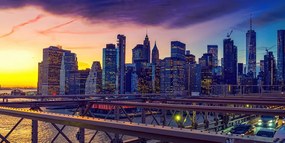 Stampa su tela – Città vivace