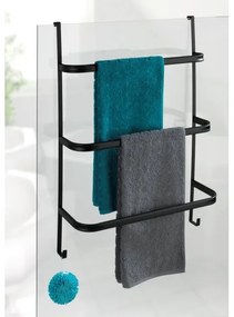 WENKO 24026100 - Porta asciugamani IRPINIA 54,5x77,5 cm nero