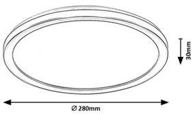 Rabalux 7774-LED Lampada da esterno dimmerabile LED/15W/230V Wi-Fi Tuya IP44 + TC
