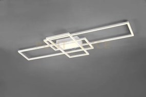 Irvine plafoniera led 60w 7100lm, 3000 - 6500k 3 rettangoli bianca ...