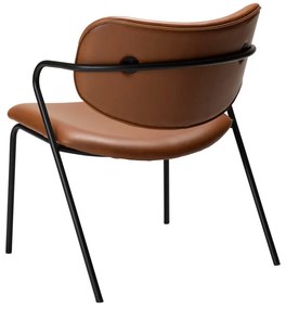 Poltrona in similpelle marrone cognac Zed - DAN-FORM Denmark