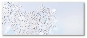Quadro su tela Fiocchi di neve Inverno Neve 100x50 cm