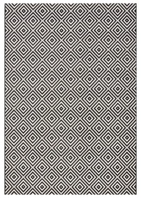 Tappeto da esterno bianco e nero , 140 x 200 cm Karo - NORTHRUGS