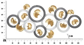 Decorazione murale in metallo 126x58 cm Arty - Mauro Ferretti