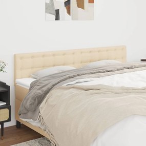 Testiera 2 Pz Crema 100x5x78/88 Cm İn Tessuto /