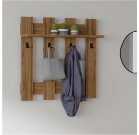 Appendiabiti da parete CARINA 70x70 cm marrone