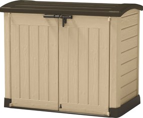 Armadio Porta Attrezzi da Giardino 146x120x82 cm in Resina Keter Store It Out Arc Beige...