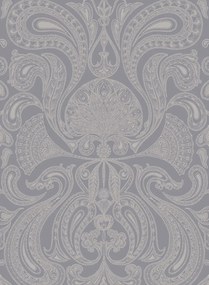 Cole & Son Carta da parati Malabar - Silver on Grey