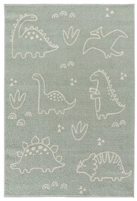 Tappeto per bambini verde chiaro 120x170 cm Beats - Universal