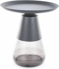 Tavolino da caffè Tiffany A in nero - ø50/h52 cm