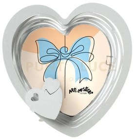 Porta foto romantico mon coeur bianco marmo in ferro 20x20cmh(13x13...