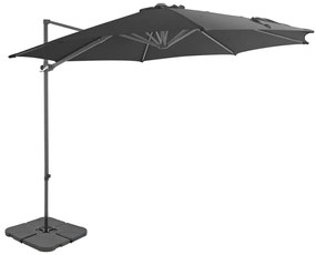 Parasole Da Giardino Con Base Portatile Antracite /