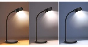 Solight WO3000-B- Lampada da tavolo LED dimmerabile LED/4,5W/5V 3000/4000/6500K nero