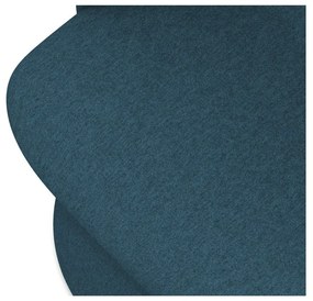 Sedia da pranzo blu in imbottito Kalo – Makamii