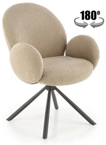 Sedia da pranzo KIVA, 1 pz, marrone