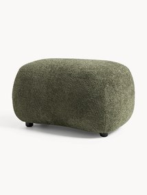 Pouf in teddy-bouclé Alba