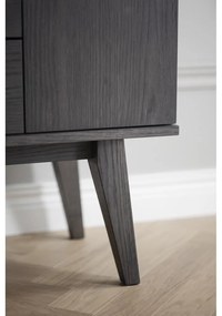 Cassettiera bassa marrone in rovere 150x85 cm Filippa - Rowico