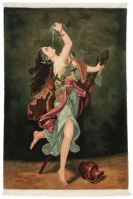Tabriz Tappeto persiano 90x130 (Iran) Annodato A Mano