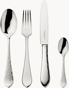 Set di posate fatte a mano lucidate a specchio Martelé, varie misure