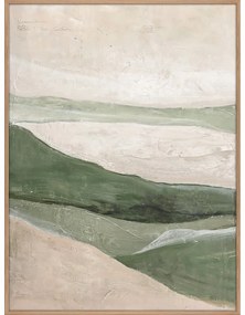 Quadro dipinto a mano 90x120 cm Green Field - Malerifabrikken