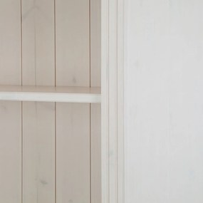 Libreria in legno di pino bianco 222x223 cm Anita - Støraa