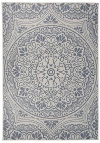 Tappeto Da Esterni A Tessitura Piatta 160x230 Cm Motivo Blu /