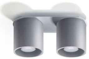 Sollux SL.0055 - Faretto ORBIS 2 2xGU10/40W/230V grigio