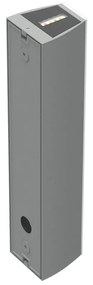 Applique Bidirezionale Grigia 12W CCT, IP65 da esterno - Serie FILO Colore Bianco Variabile CCT