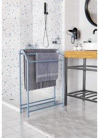 Scaffale da bagno autoportante in metallo azzurro Grena - Compactor