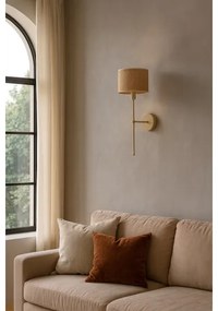Lampada da parete MADELA 1xE14/40W/230V juta/beige
