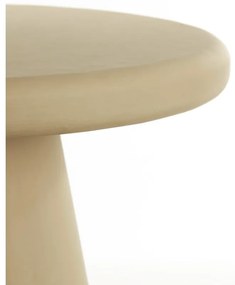 Tavolino rotondo beige ø 70 cm Kulona - Light &amp; Living