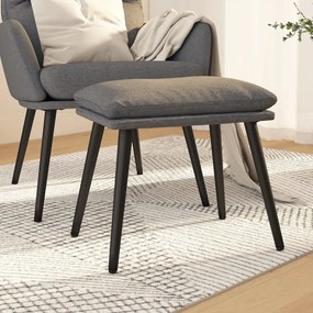 Poggiapiedi Grigio Chiaro 45x29,5x35 Cm İn Tessuto /